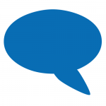 Speech Bubble Orange
