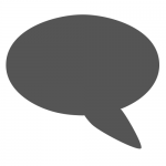 Speech Bubble Orange